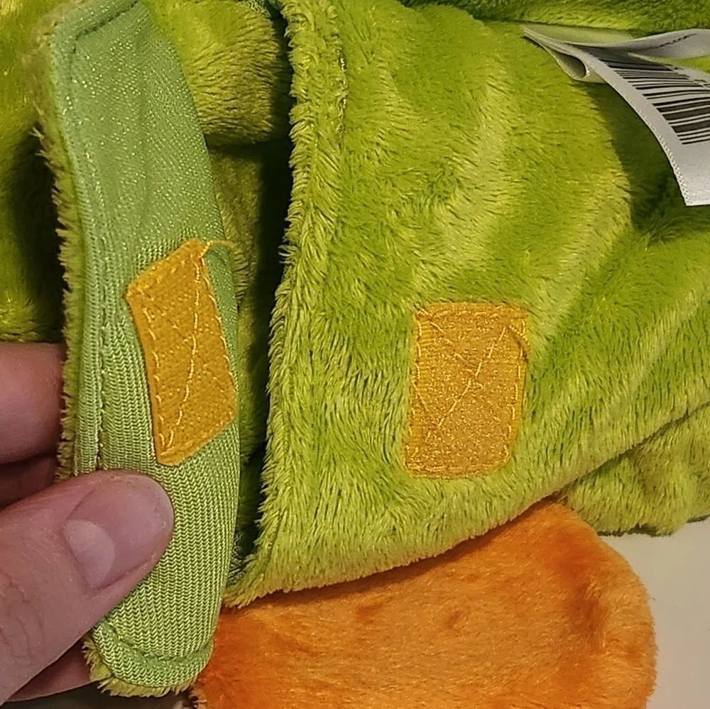 18” Animal Adventure Green and Orange Triceratops Backpack